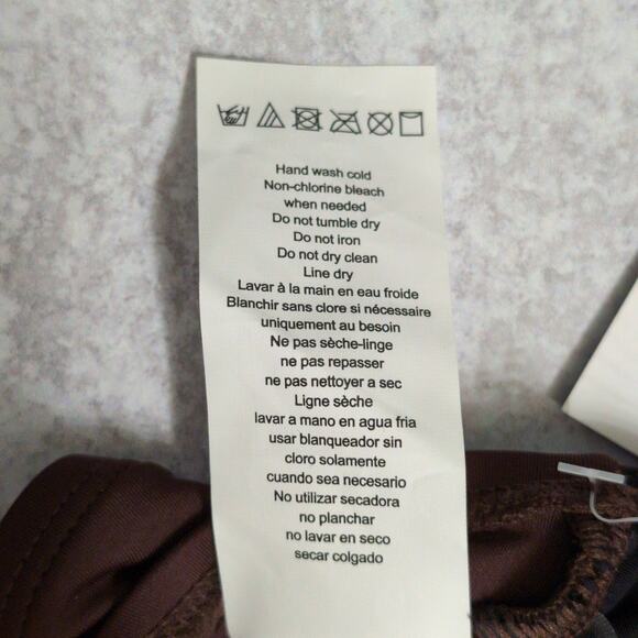 La Blanca Java (Brown) Island Goddess Underwire Twist Front Bra Top Size 8 New - Picture 7 of 11